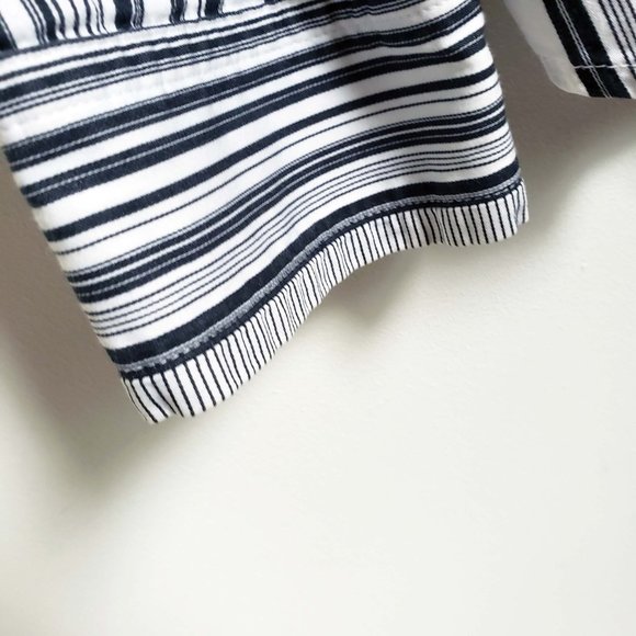 Jones New York Signature Women's Black Pin Button Down Shirt Top Blouse - Picture 5 of 13